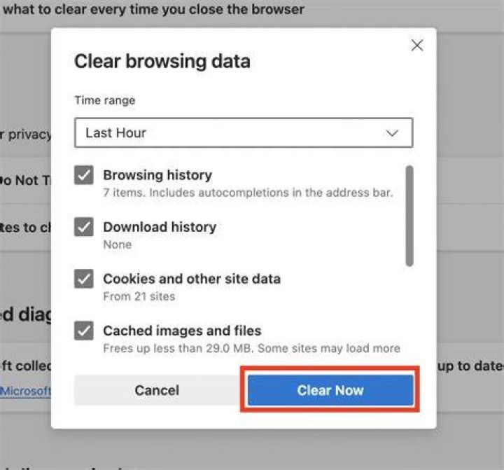 Clearing cache to fix video playback errors