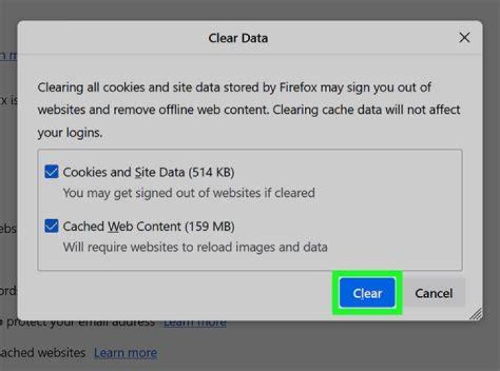 Clearing cache and cookies to resolve loading issues