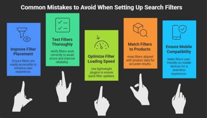 Common mistakes when using search and filters