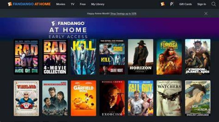 Free movie streaming platform concept