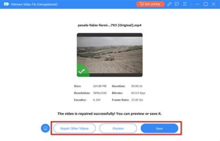 Video download workflow and selecting quality or format