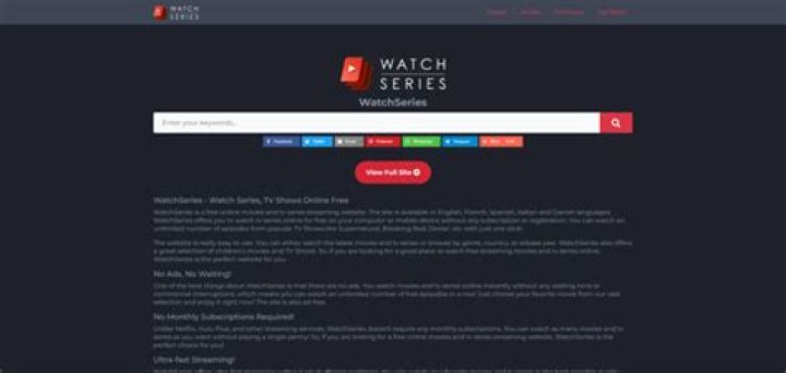 Using search to find a show quickly on watchserieshd